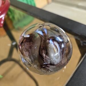 Vintage Sharon Fujimoto 1990  Art Glass Paperweight